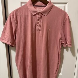 American Eagle Outfitters Dusty Rose Polo Shirt